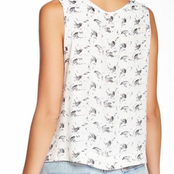 Free People top Small Printed Look Through Layered keyhole sleeveless boho - Picture 13 of 14